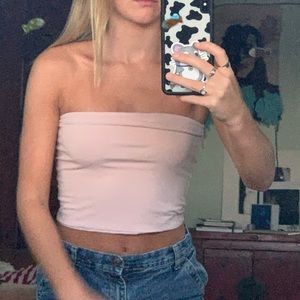Brandy Melville pink tube top